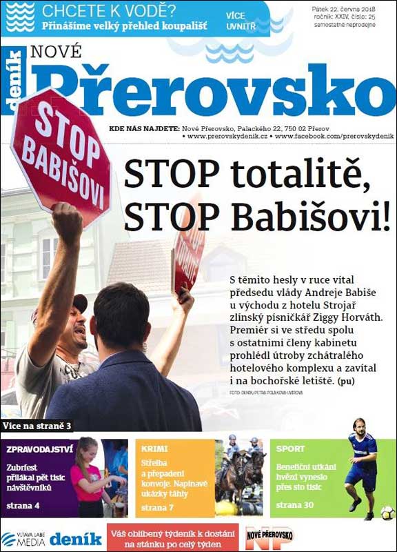 Babiš vchodem pro služebnictvo nejen v Lánech, ale i v Přerově